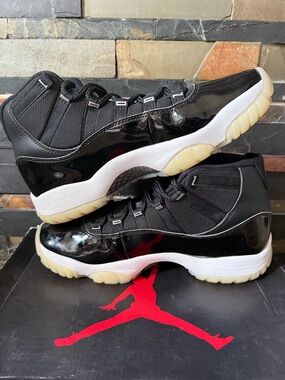 Jordan 11 Retro Jubilee Men’s Size 9 Black FAST SHIPPING 25th Anniversary